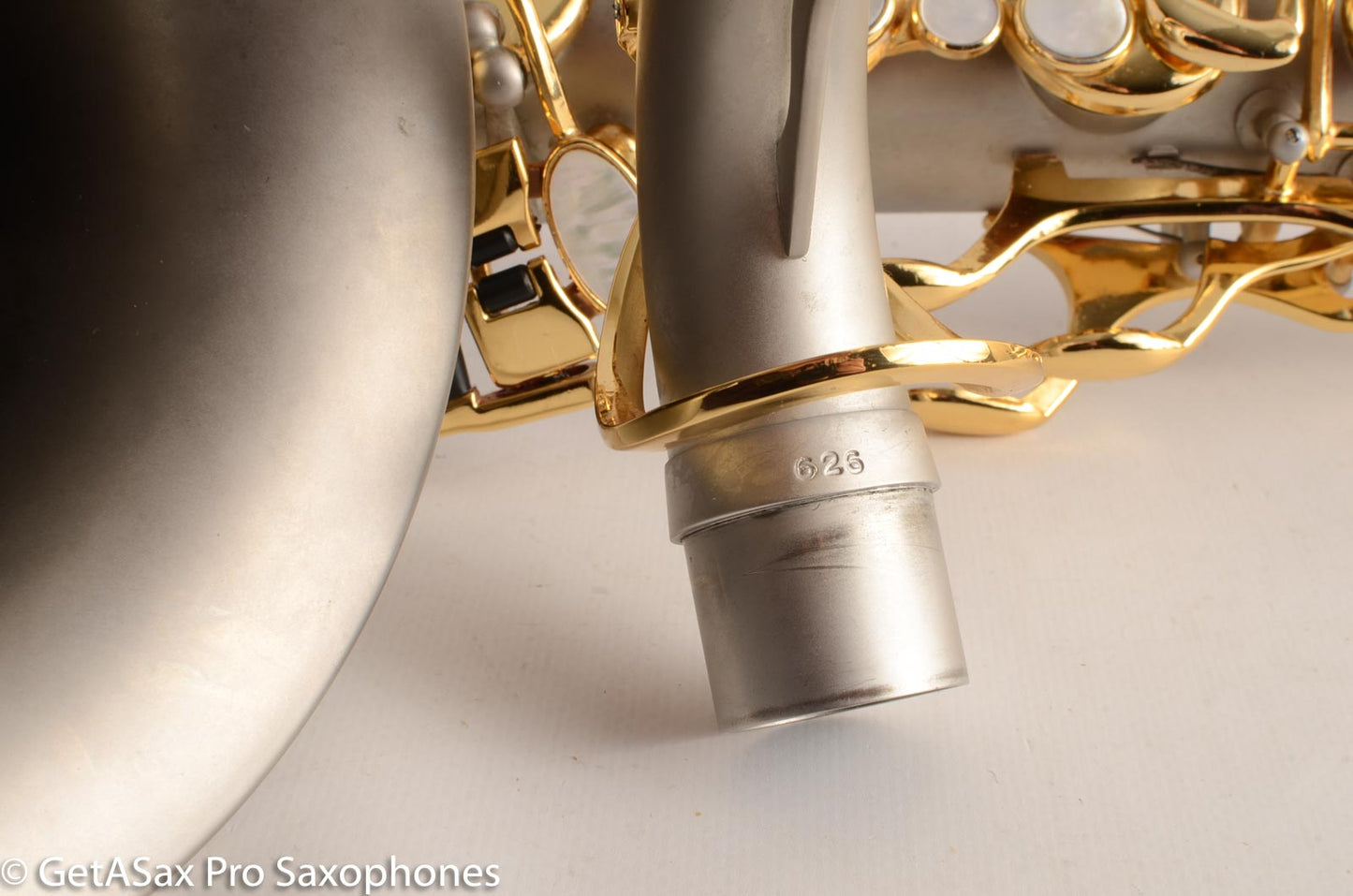 Borgani Joe Lovano Pearl Silver Tenor Saxophone Excellent Condition 19626 – Sounds like a Conn!