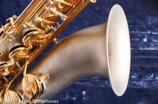 Borgani Joe Lovano Pearl Silver Tenor Saxophone Excellent Condition 19626 – Sounds like a Conn!