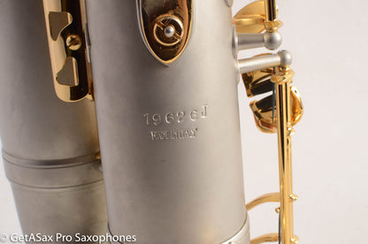 Borgani Joe Lovano Pearl Silver Tenor Saxophone Excellent Condition 19626 – Sounds like a Conn!