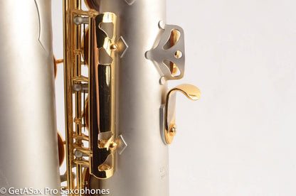 Borgani Joe Lovano Pearl Silver Tenor Saxophone Excellent Condition 19626 – Sounds like a Conn!