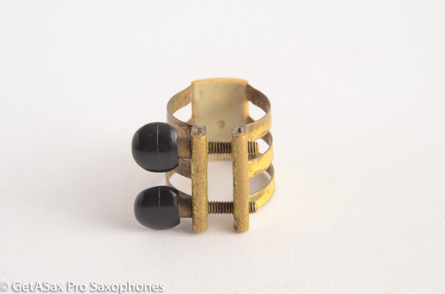 Brilhart Vintage Alto Ligature and Cap for Hard Rubber Alto Mouthpieces: Selmer, Meyer etc. MPC 610