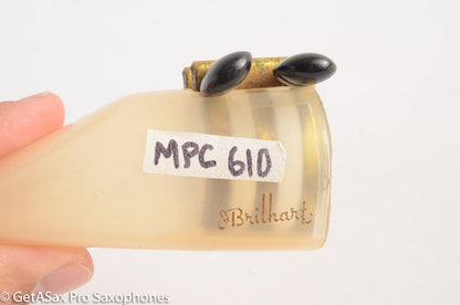 Brilhart Vintage Alto Ligature and Cap for Hard Rubber Alto Mouthpieces: Selmer, Meyer etc. MPC 610