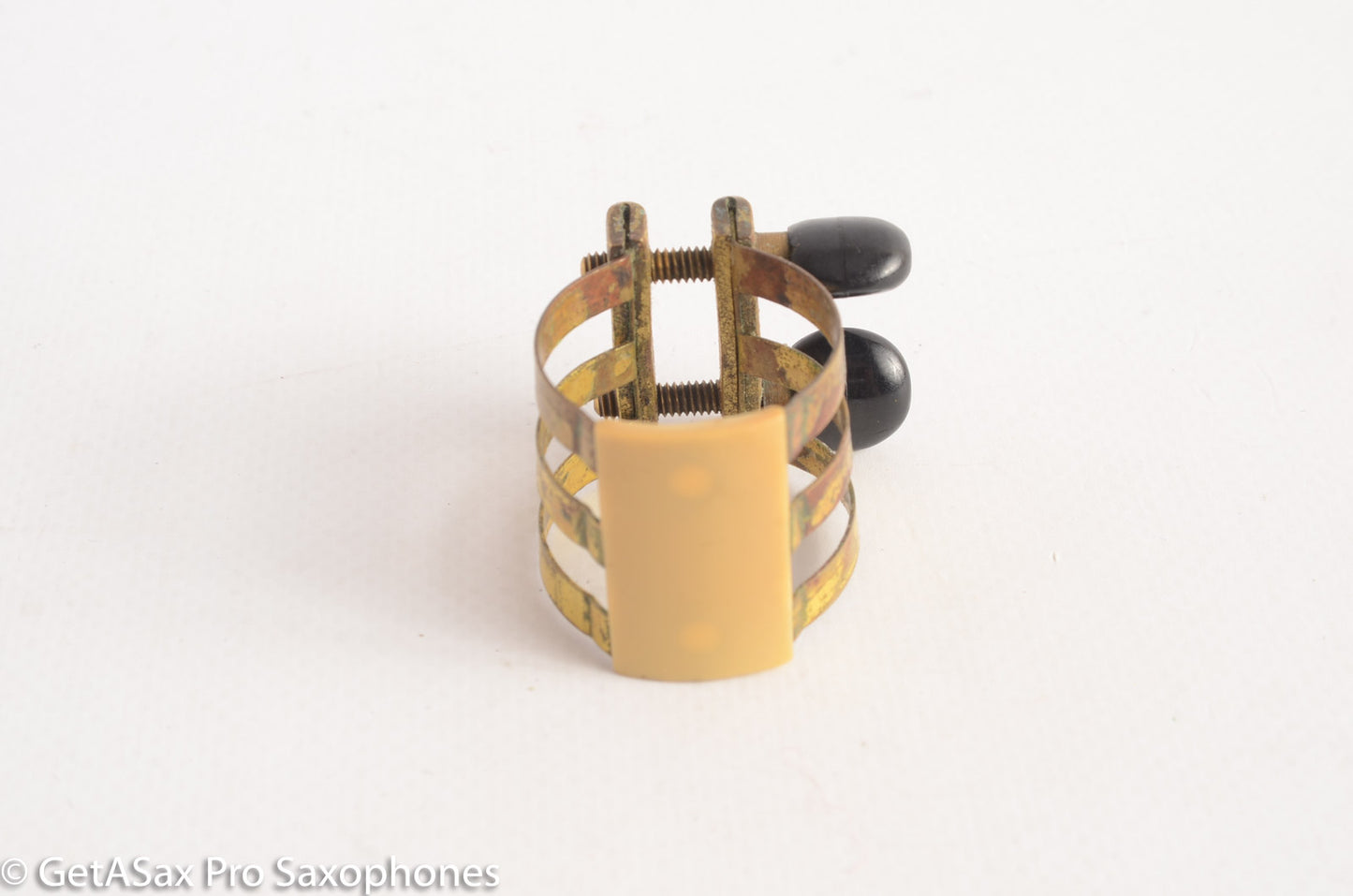 Brilhart Vintage Alto Ligature and Cap for Hard Rubber Alto Mouthpieces: Selmer, Meyer etc. MPC 610