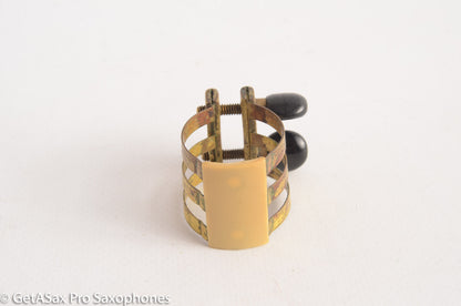 Brilhart Vintage Alto Ligature and Cap for Hard Rubber Alto Mouthpieces: Selmer, Meyer etc. MPC 610
