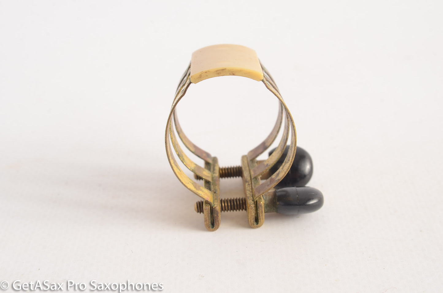 Brilhart Vintage Alto Ligature and Cap for Hard Rubber Alto Mouthpieces: Selmer, Meyer etc. MPC 610