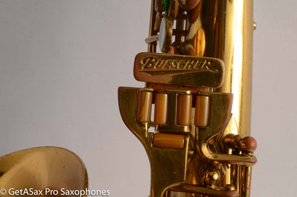 Buescher Big B Alto Saxophone Original Lacquer Good Condition 324407