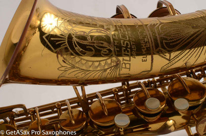 Buescher Big B Alto Saxophone Original Lacquer Good Condition 324407