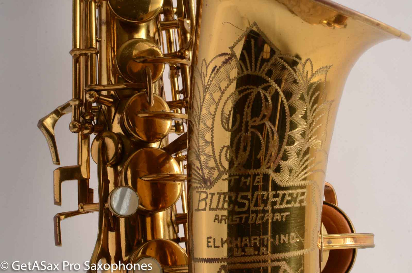 Buescher Big B Alto Saxophone Original Lacquer Good Condition 324407