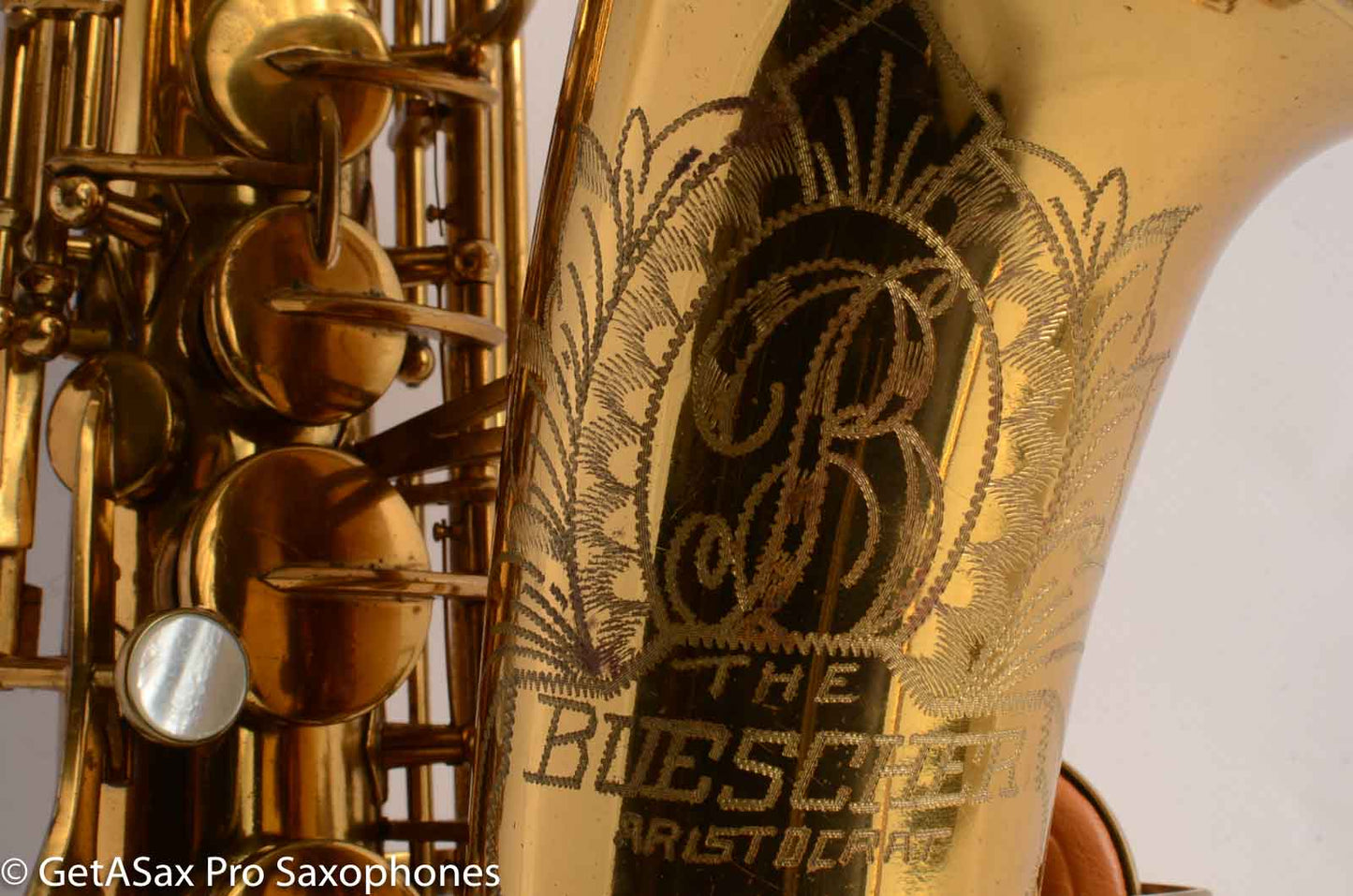 Buescher Big B Alto Saxophone Original Lacquer Good Condition 324407