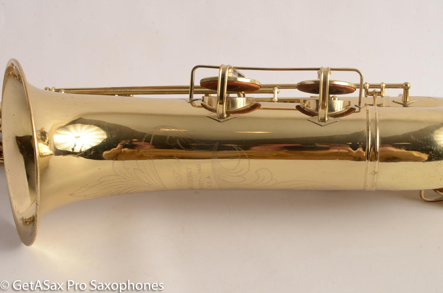 Buescher Aristocrat Tenor Saxophone 156 Relacquered Good Shape 351021