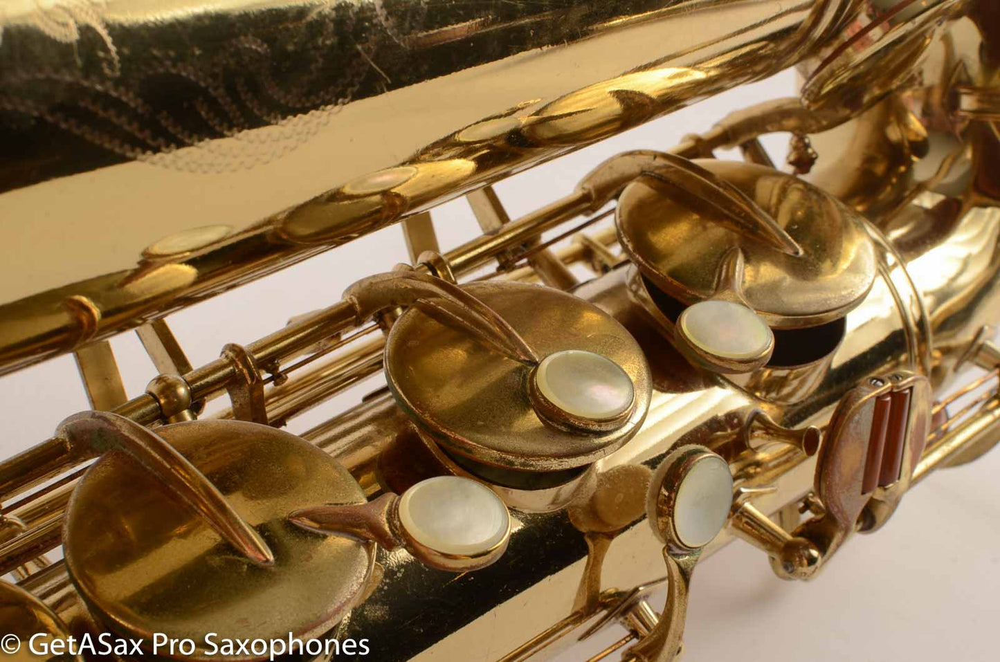 Buescher Aristocrat Tenor Saxophone 156 Relacquered Good Shape 351021