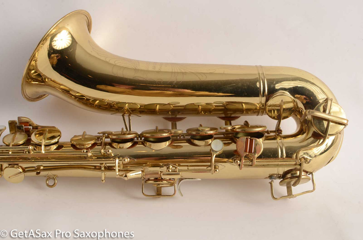 Buescher Aristocrat Tenor Saxophone 156 Relacquered Good Shape 351021