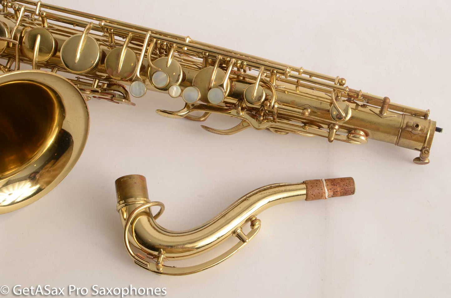 Buescher Aristocrat Tenor Saxophone 156 Relacquered Good Shape 351021