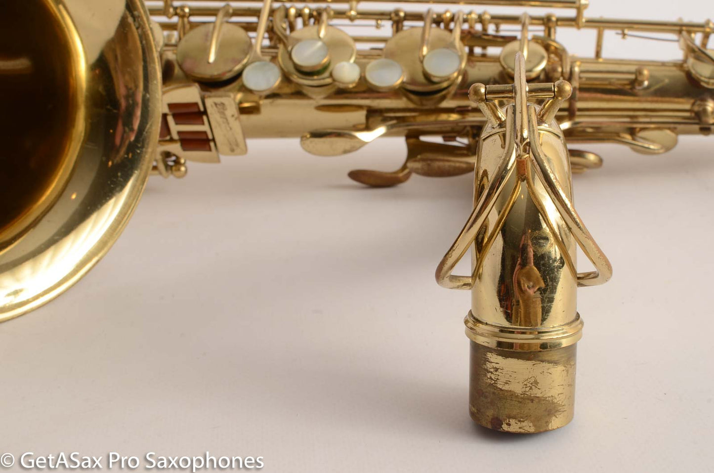 Buescher Aristocrat Tenor Saxophone 156 Relacquered Good Shape 351021