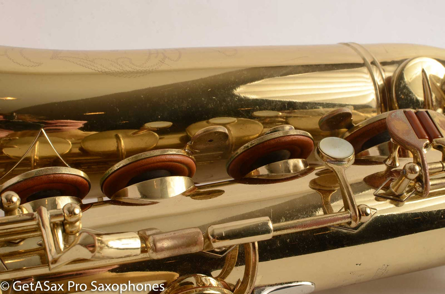 Buescher Aristocrat Tenor Saxophone 156 Relacquered Good Shape 351021