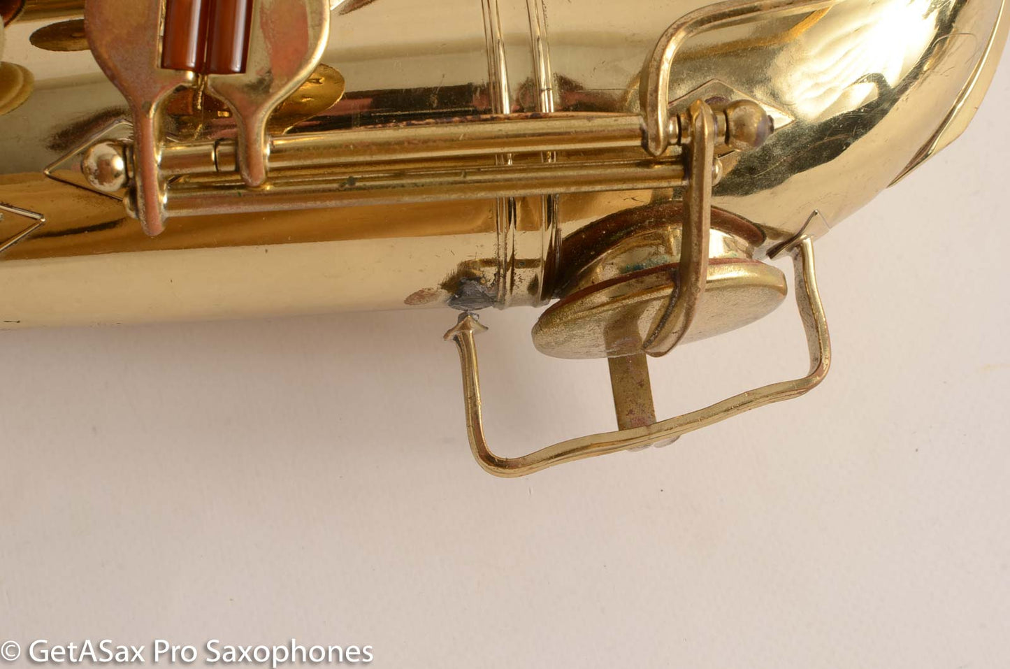 Buescher Aristocrat Tenor Saxophone 156 Relacquered Good Shape 351021