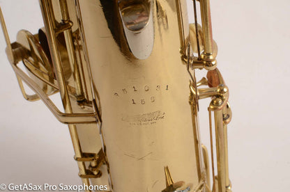 Buescher Aristocrat Tenor Saxophone 156 Relacquered Good Shape 351021
