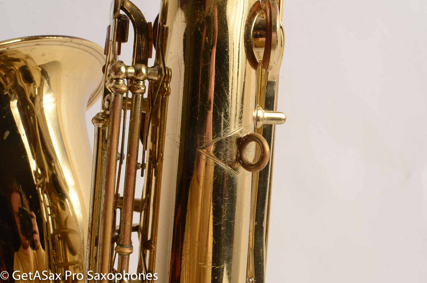 Buescher Aristocrat Tenor Saxophone 156 Relacquered Good Shape 351021