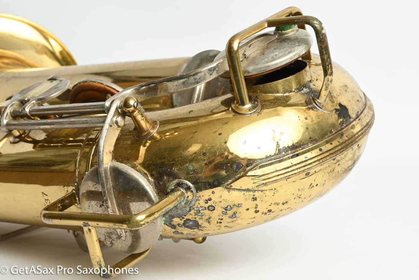 Buescher 400 Tenor Original Lacquer Old Pads Great Value 684037