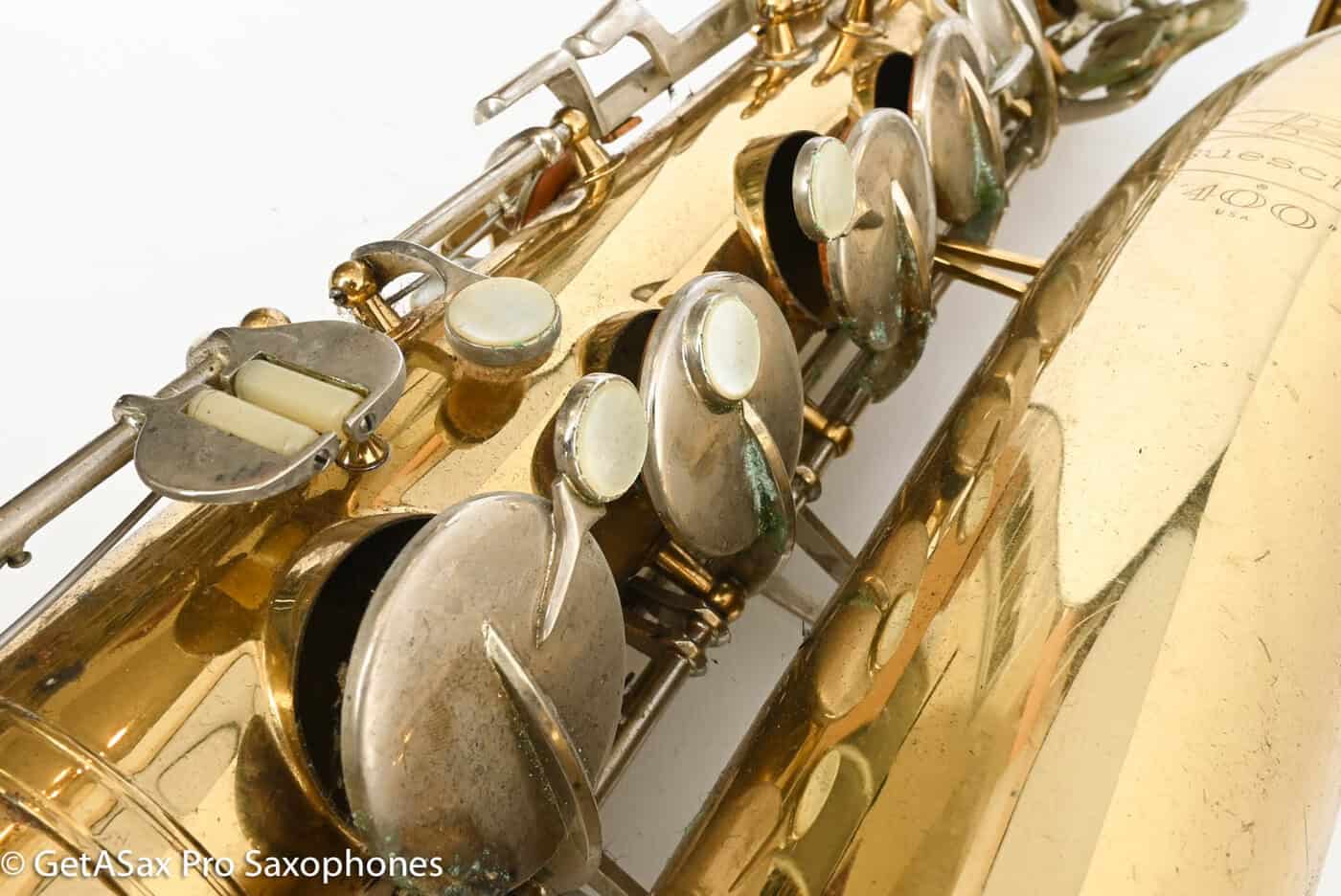 Buescher 400 Tenor Original Lacquer Old Pads Great Value 684037