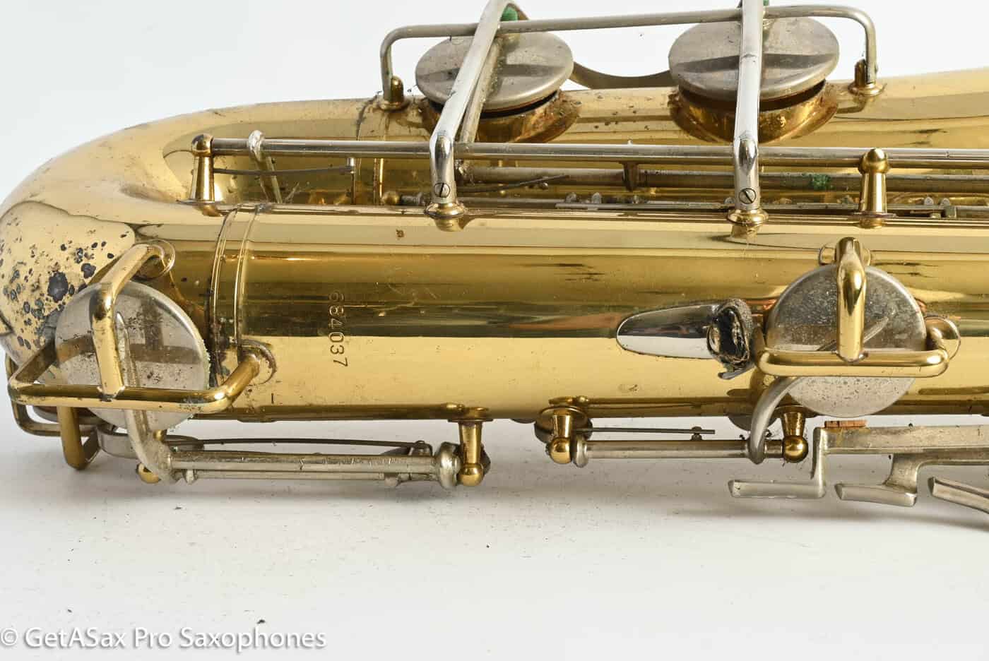 Buescher 400 Tenor Original Lacquer Old Pads Great Value 684037