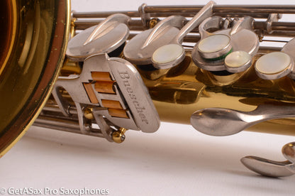 Buescher 400 Tenor Original Lacquer Very Good Condition Old Pads
