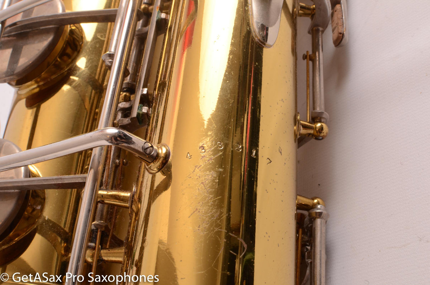 Buescher 400 Tenor Original Lacquer Very Good Condition Old Pads