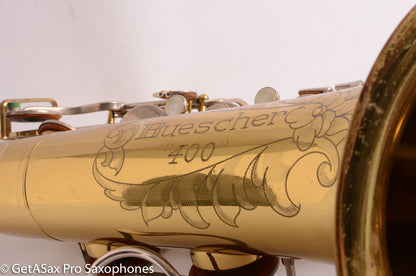 Buescher 400 Tenor Original Lacquer Very Good Condition Old Pads