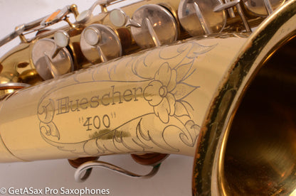 Buescher 400 Tenor Original Lacquer Very Good Condition Old Pads