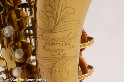 Buescher Aristocrat Alto Saxophone 335466 140