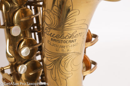 Buescher Aristocrat 140 Alto Original Lacquer Very Good Condition
