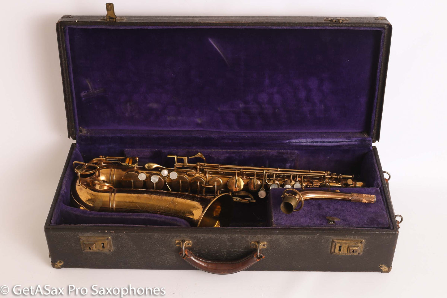 Buescher Aristocrat Series 1 Alto 270215 Factory Relacquer Old Pads Great Shape!