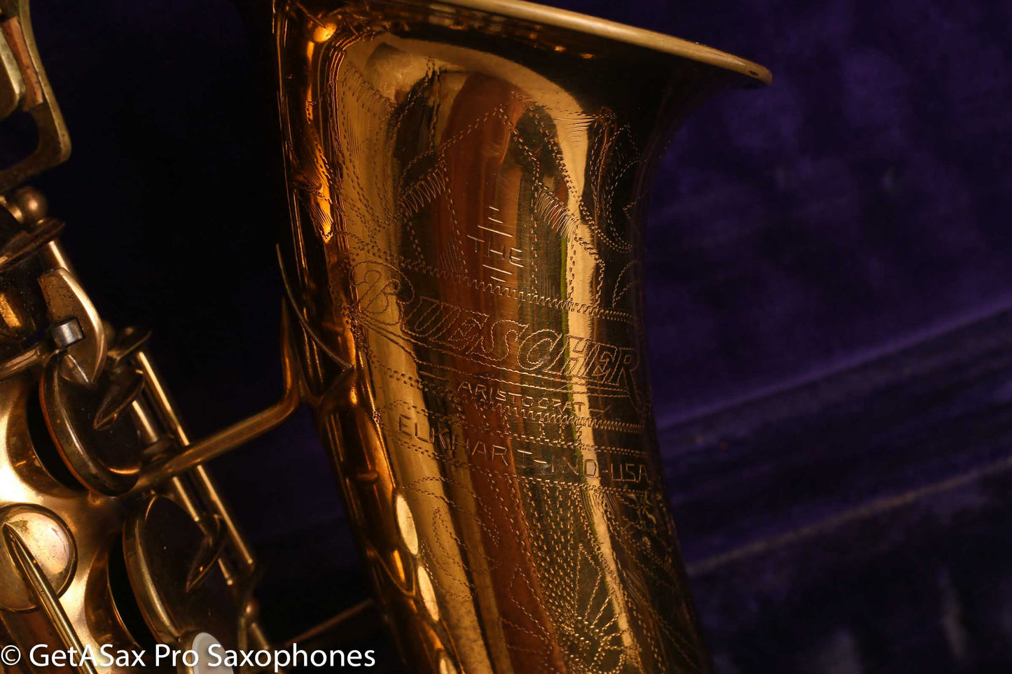 Buescher Aristocrat Series 1 Alto 270215 Factory Relacquer Old Pads Great Shape!