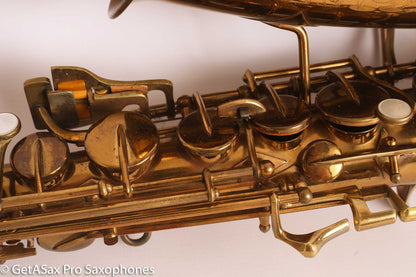 Buescher Aristocrat Series 1 Alto 270215 Factory Relacquer Old Pads Great Shape!