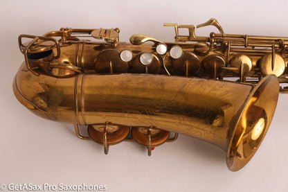 Buescher Aristocrat Series 1 Alto 270215 Factory Relacquer Old Pads Great Shape!