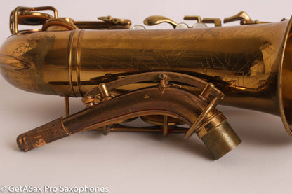 Buescher Aristocrat Series 1 Alto 270215 Factory Relacquer Old Pads Great Shape!