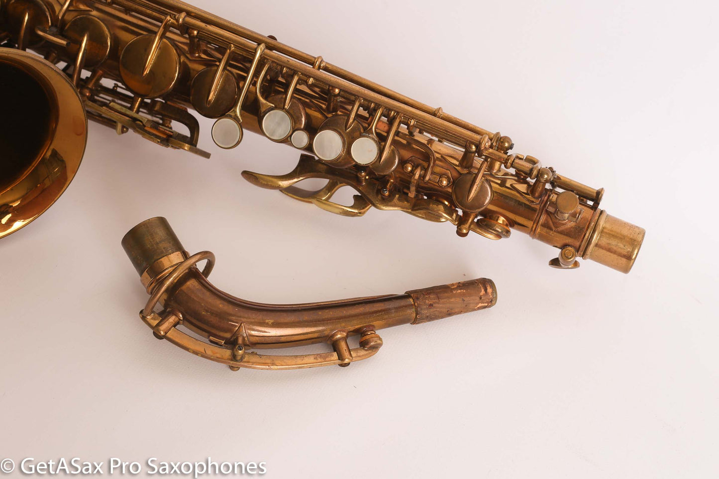 Buescher Aristocrat Series 1 Alto 270215 Factory Relacquer Old Pads Great Shape!