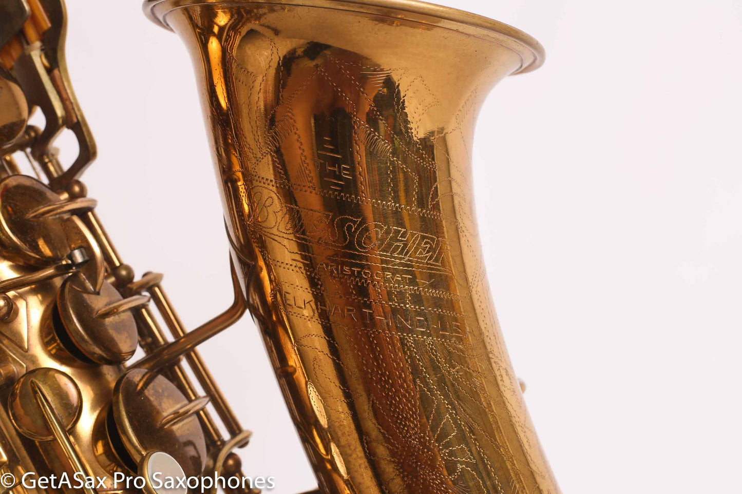 Buescher Aristocrat Series 1 Alto 270215 Factory Relacquer Old Pads Great Shape!