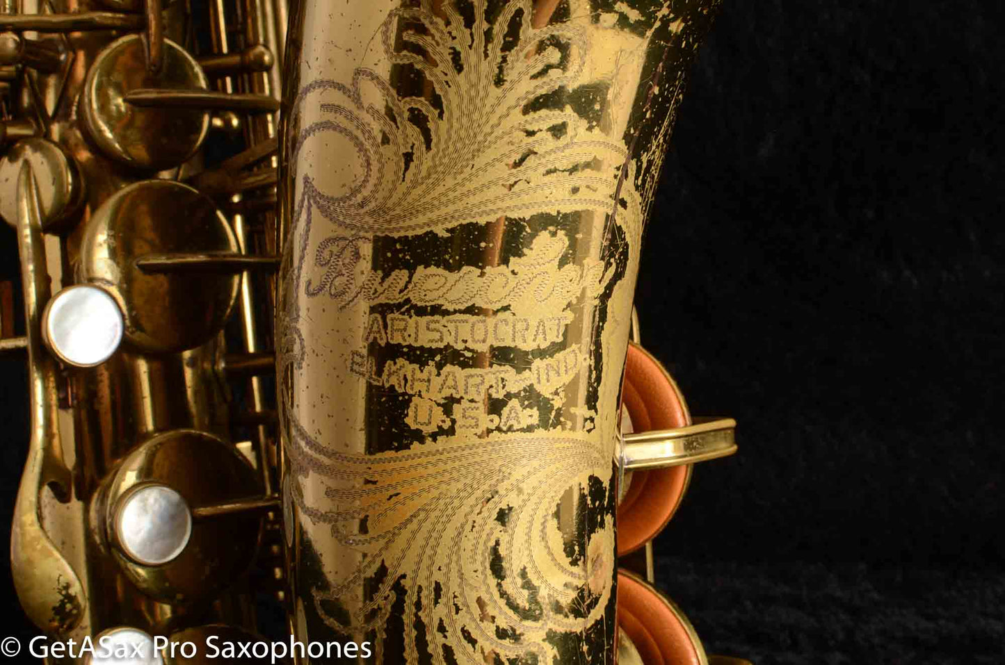 Buescher Aristocrat 140 Alto 339934 Great Deal Original Lacquer Plays on Older Pads