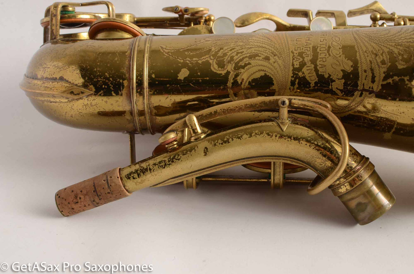 Buescher Aristocrat 140 Alto 339934 Great Deal Original Lacquer Plays on Older Pads