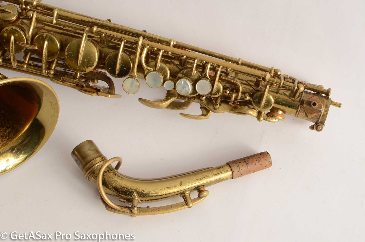 Buescher Aristocrat 140 Alto 339934 Great Deal Original Lacquer Plays on Older Pads