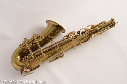 Buescher Aristocrat 140 Alto 339934 Great Deal Original Lacquer Plays on Older Pads