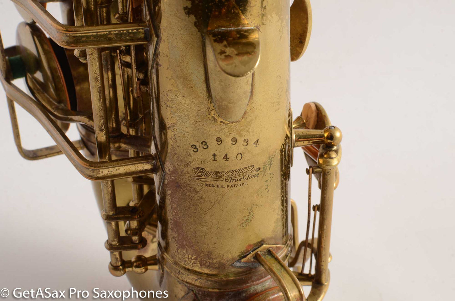 Buescher Aristocrat 140 Alto 339934 Great Deal Original Lacquer Plays on Older Pads