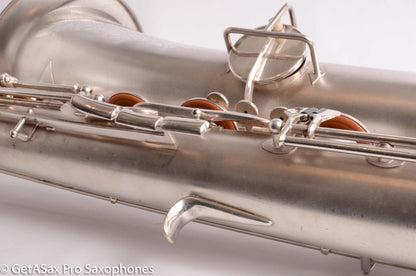 Buescher Aristocrat Series 1 Deco Engraved Silver Baritone Small Bell Fantastic 273737
