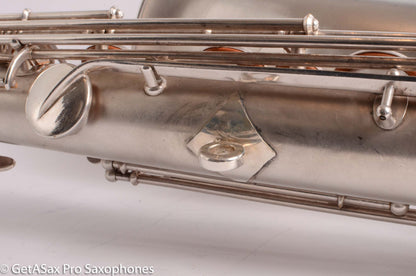 Buescher Aristocrat Series 1 Deco Engraved Silver Baritone Small Bell Fantastic 273737
