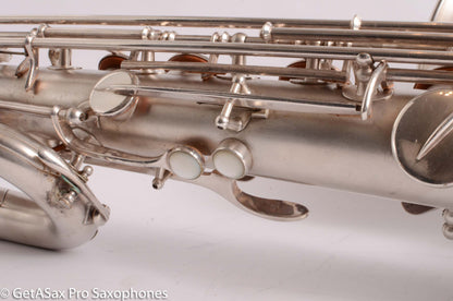Buescher Aristocrat Series 1 Deco Engraved Silver Baritone Small Bell Fantastic 273737