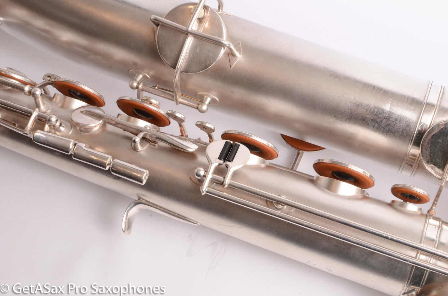 Buescher Aristocrat Series 1 Deco Engraved Silver Baritone Small Bell Fantastic 273737