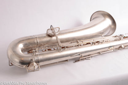 Buescher Aristocrat Series 1 Deco Engraved Silver Baritone Small Bell Fantastic 273737
