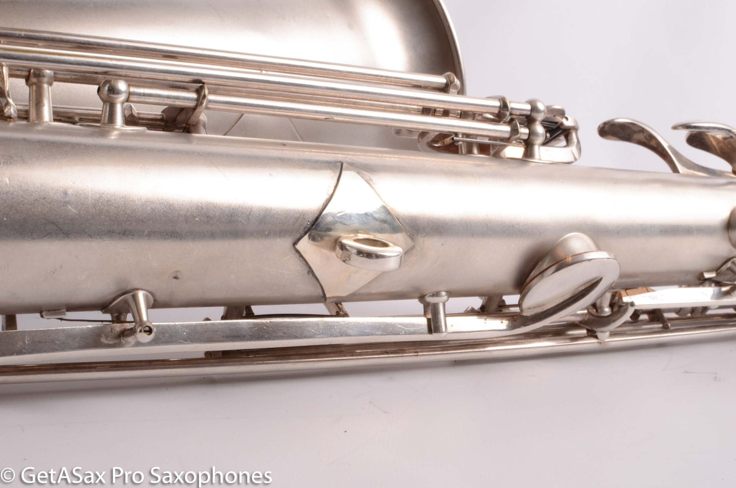 Buescher Aristocrat Series 1 Deco Engraved Silver Baritone Small Bell Fantastic 273737