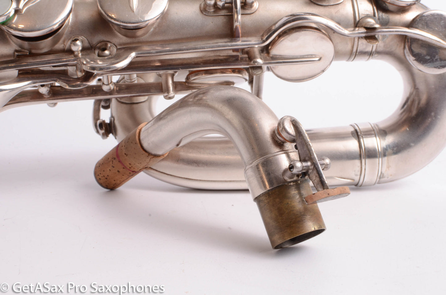 Buescher Aristocrat Series 1 Deco Engraved Silver Baritone Small Bell Fantastic 273737